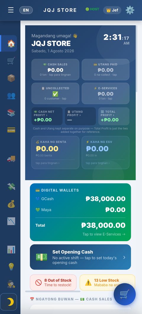 ByteKit POS — Dashboard screenshot